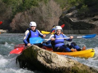 piragüismo en el río 74 